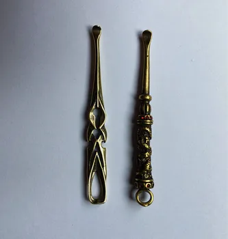 

Solid Brass Craft Ear Pick Wax Ear Picks Curette Removal Cleaner Tool