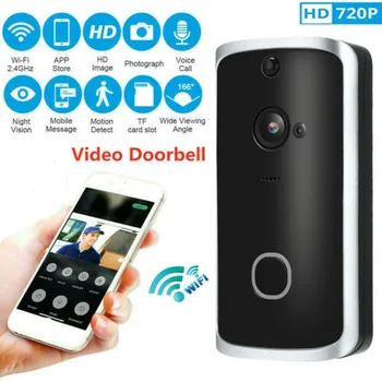 

M12 WiFi Wireless Doorbell Video Two-Way Talk Smart Doorbell Home Security Intercom Camera HD WiFi Video Doorbell 3D22