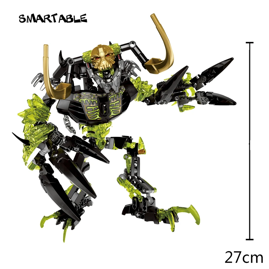 Цена Smartable BIONICLE 191 шт фигурки Разрушителя умарак 614 строительные блоки игрушки Совместимые все бренды 71316 BIONICLE Рождественский подарок