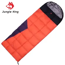Король джунглей 2017 открытый альпинизм пара кемпинга высокое качество спальный мешок конверты 550г утиный пух -5~10degrees