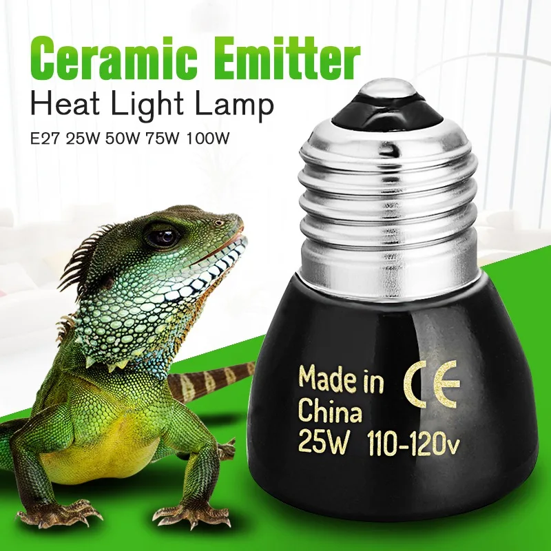Pet Heating Light Bulb E27 25W 50W 75W 100W Mini Infrared Ceramic