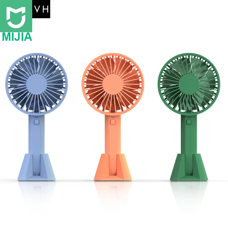 

Xiaomi Mijia VH Portable Handheld Fan Handy Mini USB 2000mah 143g Rechargeable Fan Desktop Table Fan Three Gear Wind for Summer