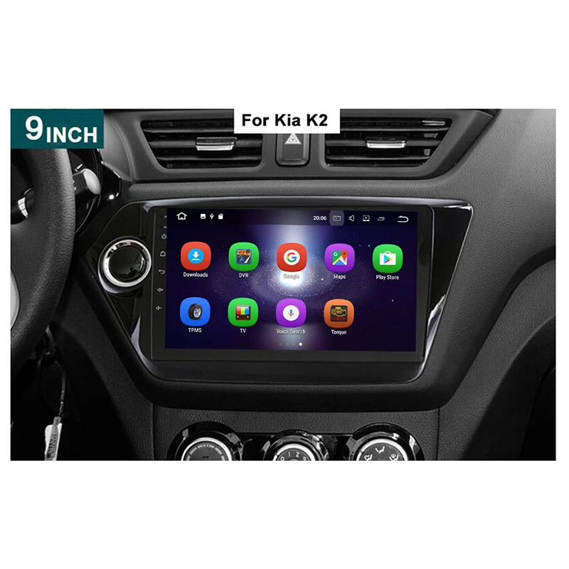 Excellent Lenvio 9" IPS 2G RAM Android 7.1 CAR Radio GPS Navigation For KIA RIO K2 2010 2011 2012 2013 2014 2015 Car DVD Player Quad Core 5