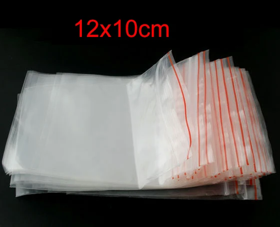 

DoreenBeads 15PCs Transparent (Useable Space:12cm x 10cm) Zip Lock Plastic Bags 13cm x 10cm(5 1/8" x3 7/8") 2015 new