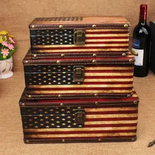 Новинка года! Горячая распродажа! деревянная коробка для хранения в стиле ретро, три предмета, британский стиль, Несессер для хранения