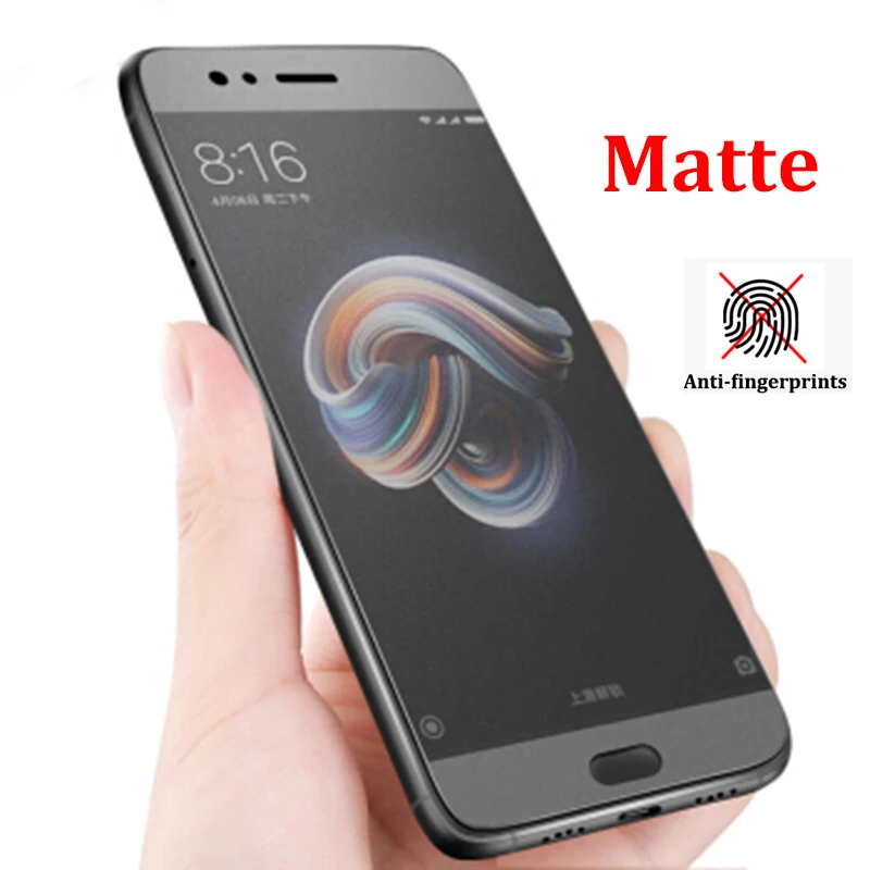 

Matte Frosted Tempered Glass for Xiaomi Redmi Note 7 6 5 Pro 5 Plus 5 5A 6 6A Screen Protector For Xiaomi 9 SE A2 Lite Film