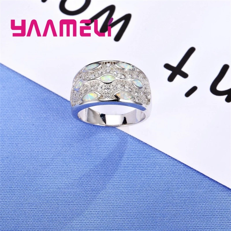 Зимняя распродажа женское широкое обручальное кольцо на палец Брендовое