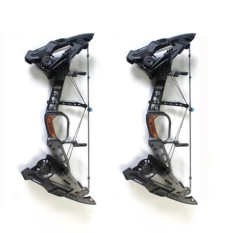 US $1.264.36 1Pc 32 215lbs80lbs Archery Compound Bow Steel Ball Dual Use Lss Rubber Band Beast 330460FPS For Outdoor Hunting Shooting