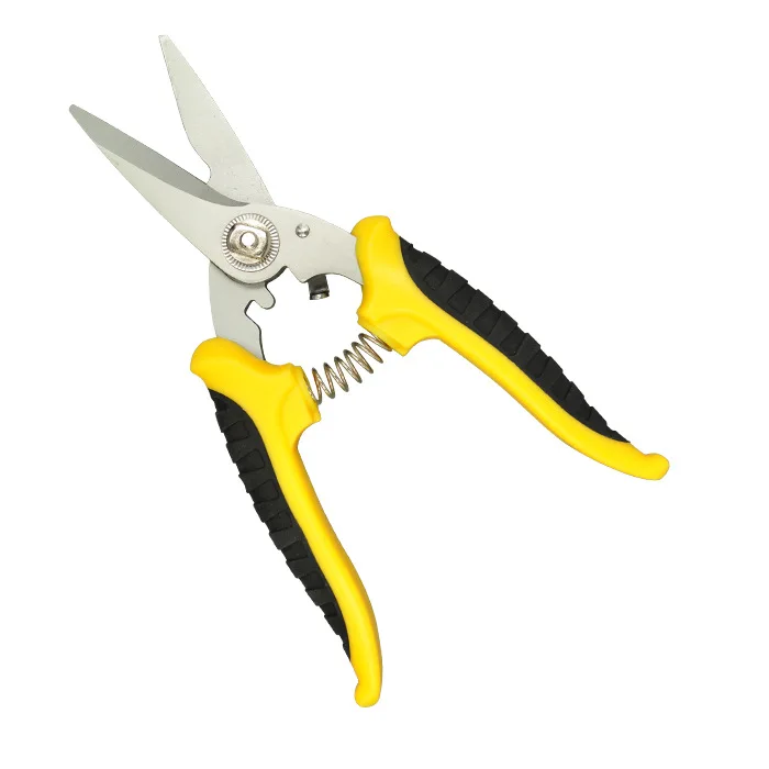 High quality stainless steel multi function scissors,leather shears