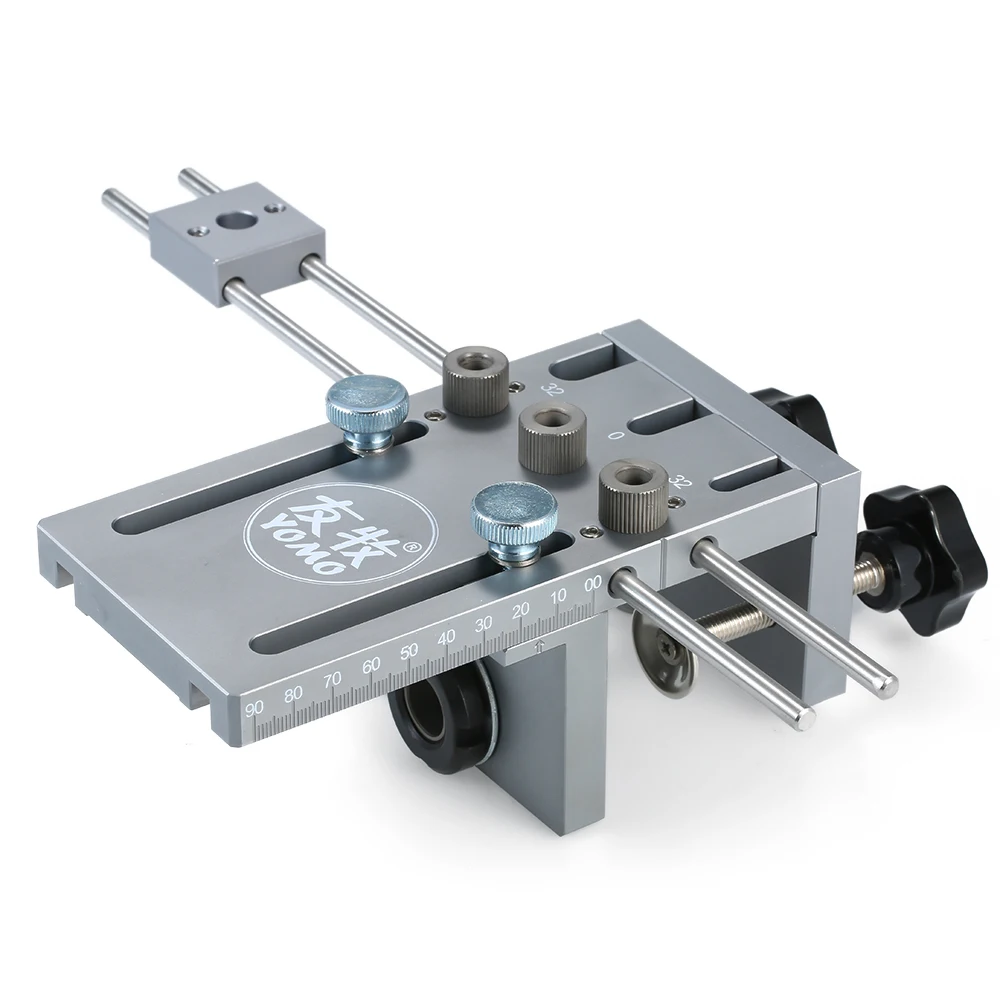 

Punch Positioner Punching Locator Hole Drill Punch Positioner Guide Locator Jig Dowelling Jig for Furniture Fast Connecting
