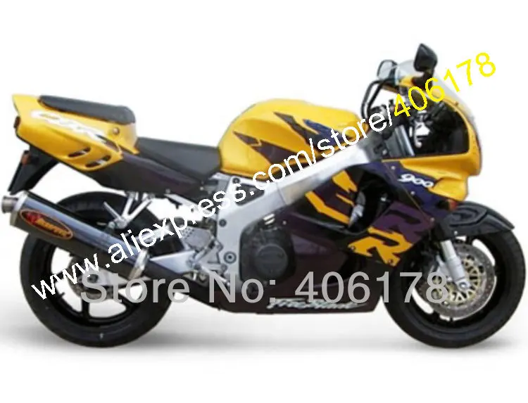 Комплект обтекателей ABS для Honda CBR900RR 96 97 CBR 900RR CBR900 900 RR 893 1996 1997 желто черные
