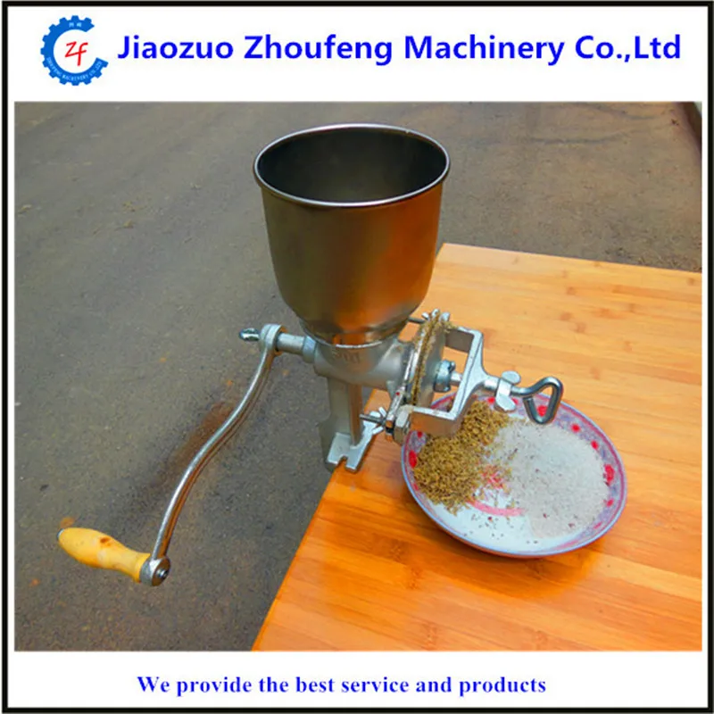 Manual poppy and grain seeds mill machine classical table top mounted corn nuts spice grinder  ZF