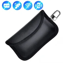 1 шт. мини Водонепроницаемый автомобильный чехол для ключей для ключа автомобиля блокировщик сигнала маленький брелок без ключа защита от воды RFID чехол для ключей автомобиля