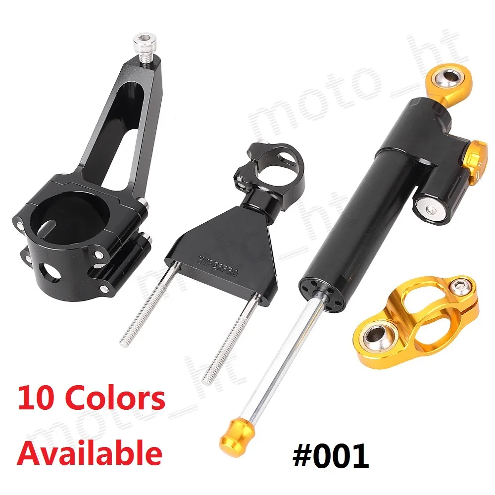 

CNC Motorcycle Steering Damper Stabilizer & Mounting Bracket for Honda CBR 600 F4i 2001 2002 2003 2004 2005 2006 2007