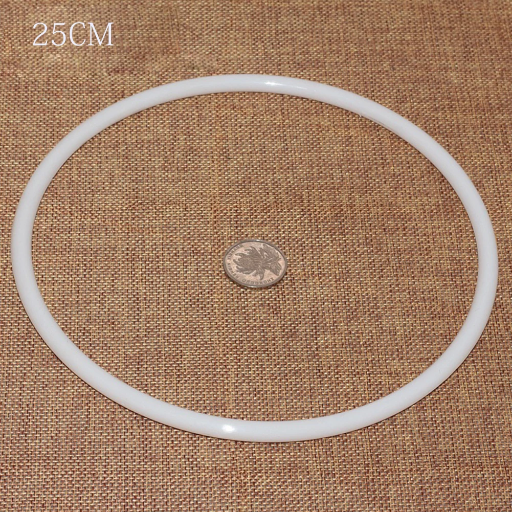 Большие поделки белый круглый пластиковый обруч DIY аксессуары прочное кольцо «Ловец снов»