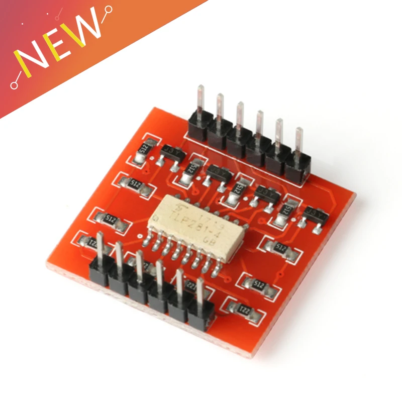 

TLP281 4 Channel Opto-isolator IC Module For Arduino Expansion Board High And Low Level Optocoupler Isolation 4 Channel