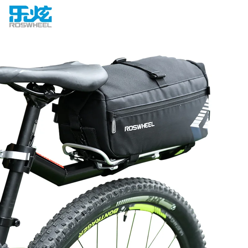 

Bicycle bag rear seat bag mountain bike multi-function shelf bag large capacity riding bag equipment accessories
