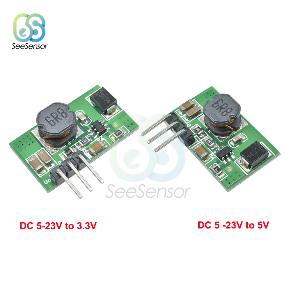 

2A DC 5V-23V to 3.3V DC 5 -23V to 5V DC-DC Step-Down Converter Power Supply Buck Module for ESP8266 WiFi