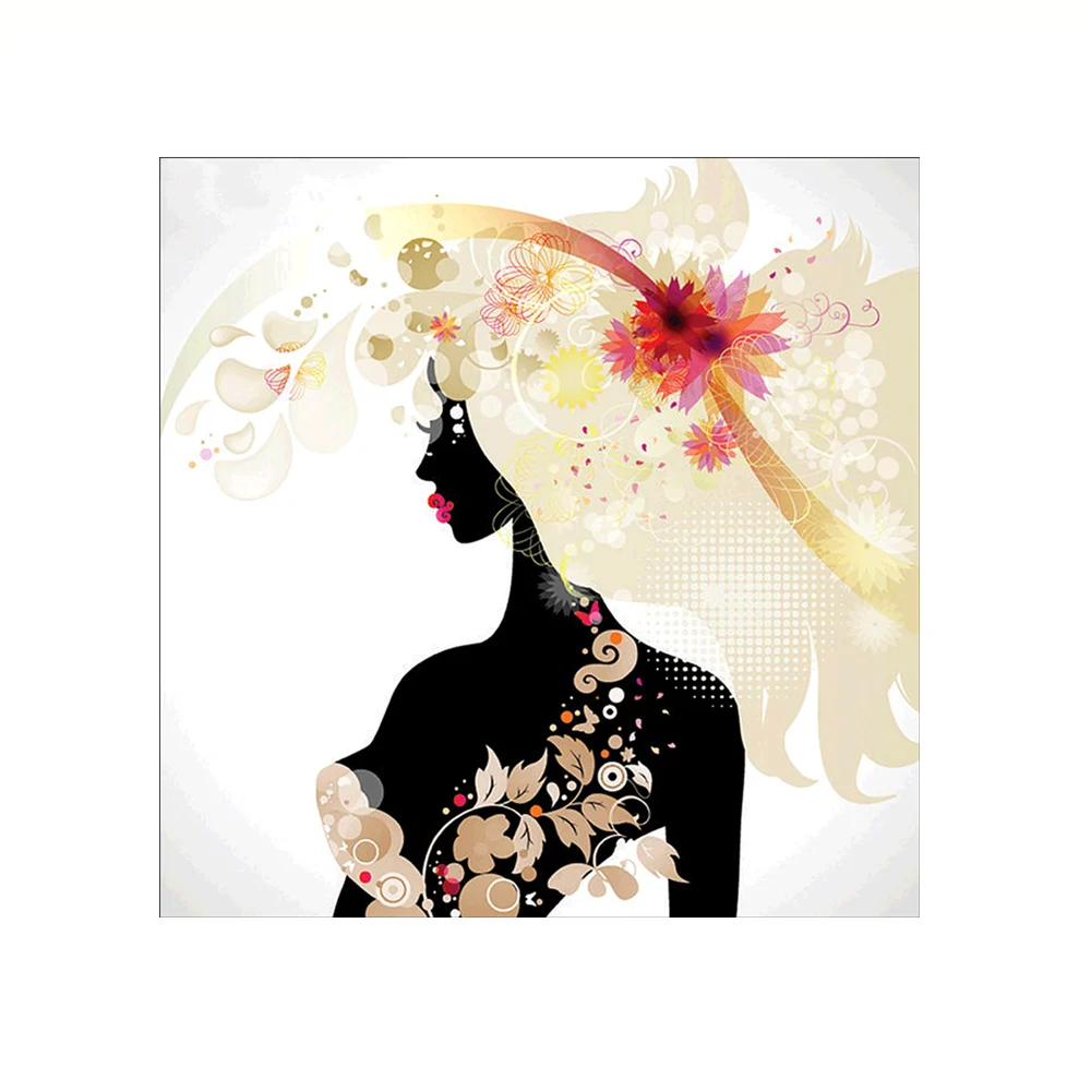 

Diamond Painting Cross Stitch Diy Embroidery Abstract figure art Painting Round Drill Diamond Mosaic Beads Pasted Needlework