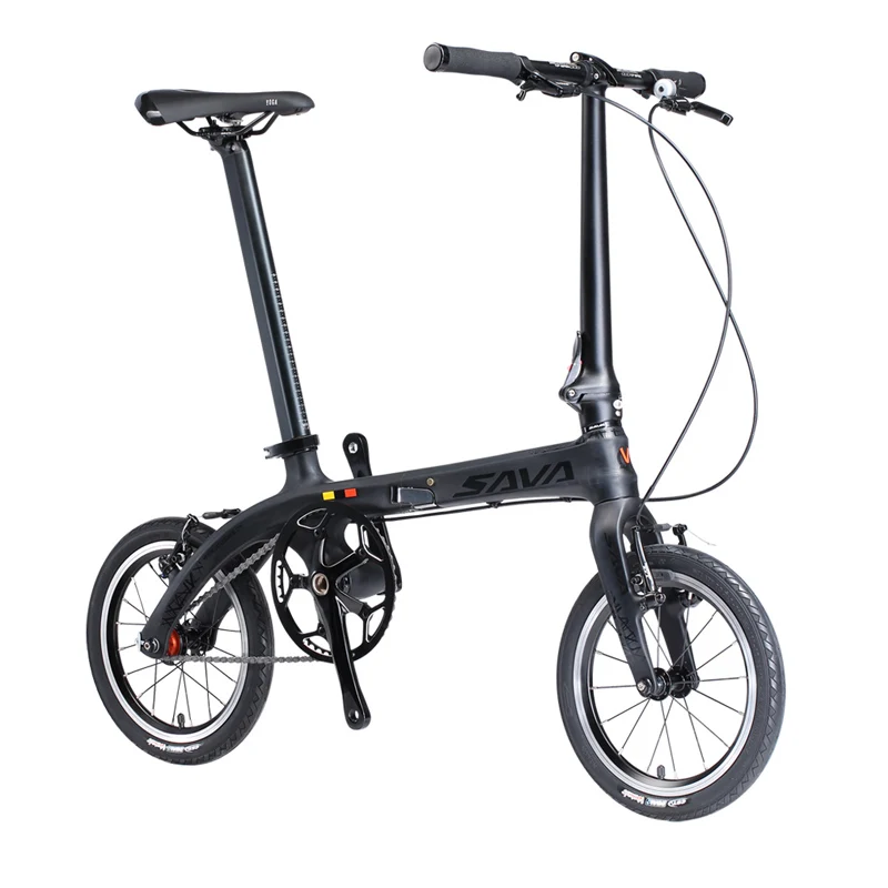 Best Folding Bike Carbon fiber Folding Bicycle 14/ 12 inch folding bike bicycle 6.7kg light weight Carbon Fiber Foldable city Bike 2