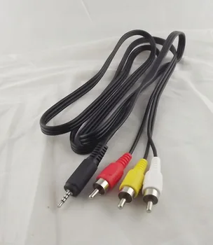 

10pcs 2.5mm Mini Stereo Aux Plug To 3 RCA Male Adapter AV Audio Video Cable 5ft