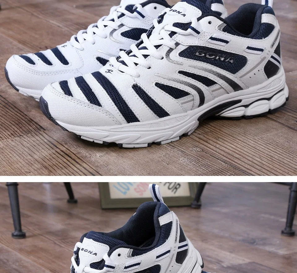 BONA/Новое поступление; стильные мужские кроссовки для бега; прогулочные треккинговые кроссовки; удобная спортивная обувь; светильник;