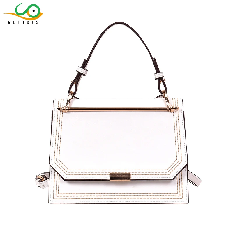 

MLITDIS Small Ladies Messenger Bags Leather Shoulder Bags Women Crossbody Bag for Girl Brand Womens Handbags White Tote Bag Ins