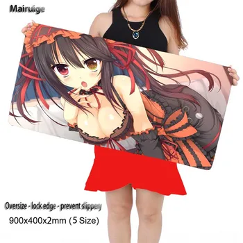 

Mairuige 900*400*2MM Art Online Animation Large Mouse Pad Pad Overlock Edge Big Gaming Mouse Pad Send BoyFriend The Best Gift