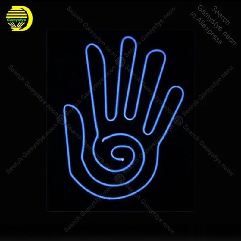 #*Cheap Neon Sign Talk to the Hand Freestanding Neon Signs for custom Glass Tubes Neon Bulbs Signboard decorate wall Handcraft Bar sign