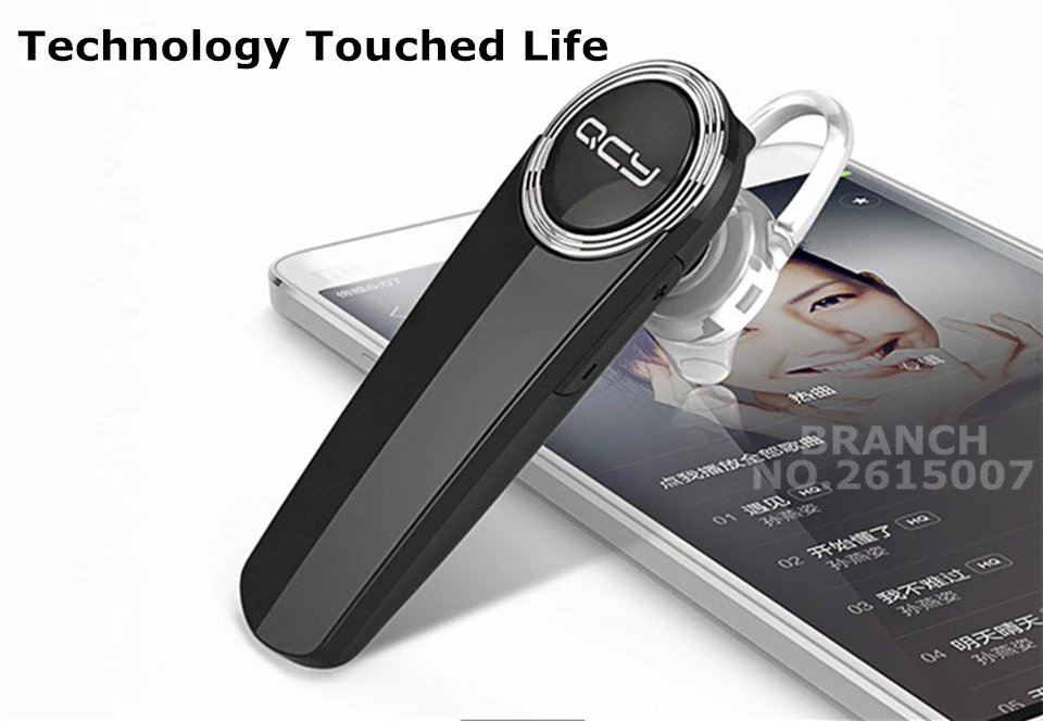 

Original new QCY Q8 Wireless Bluetooth 4.0 Stereo Earphone Fashion Business Headset Studio Music Headset with Microphone