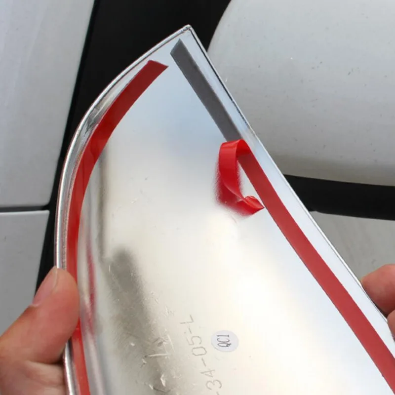 Tonlinker чехол наклейка для KIA K2 RIO-18 автомобильный Стайлинг 2 шт. АБС ХРОМ Внешнее зеркало заднего вида анти-натирающая крышка наклейки