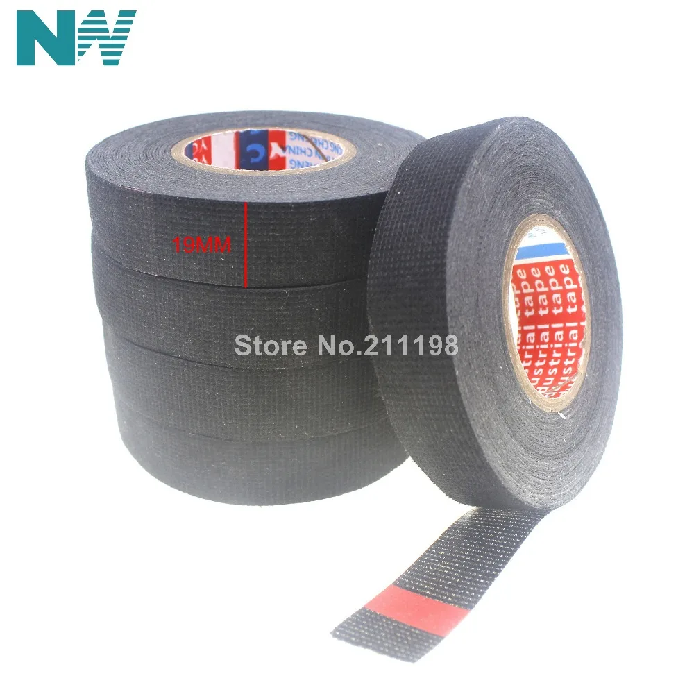 New 19mmx15m Tesa Coroplast Adhesive Cloth Tape for Cable Harness Wiring