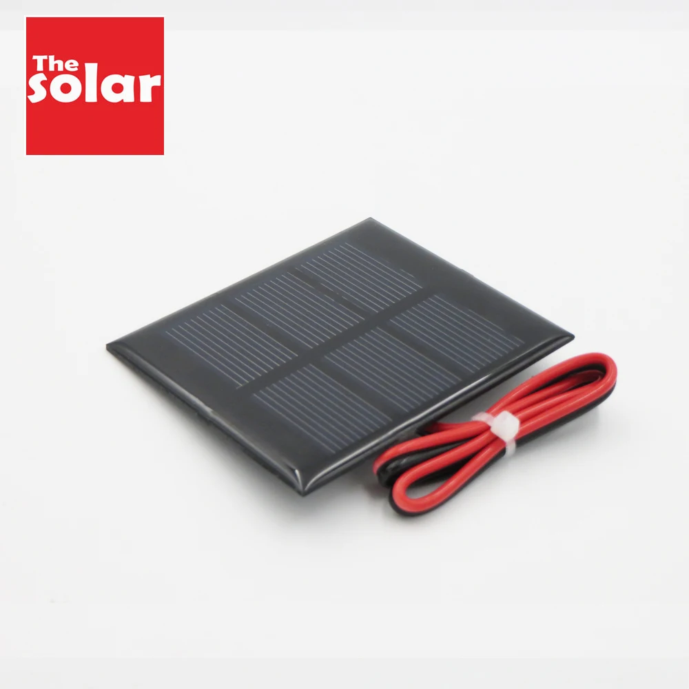 

DC 1 1.5 2 V VDC Solar Panel 30cm wire Mini Solar System Battery Cell Phone Charger 0.5W 0.45W 0.65W 0.2W 0.3W 0.6W Solar
