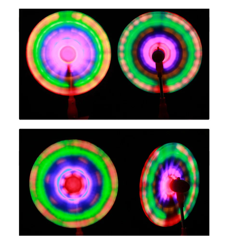 Пластиковые волшебные игрушки светодиодный светящийся ветряная мельница детские развивающие игрушки портативная крутая Игрушка легко Instal светодиодный подарок детям подарок на день рождения