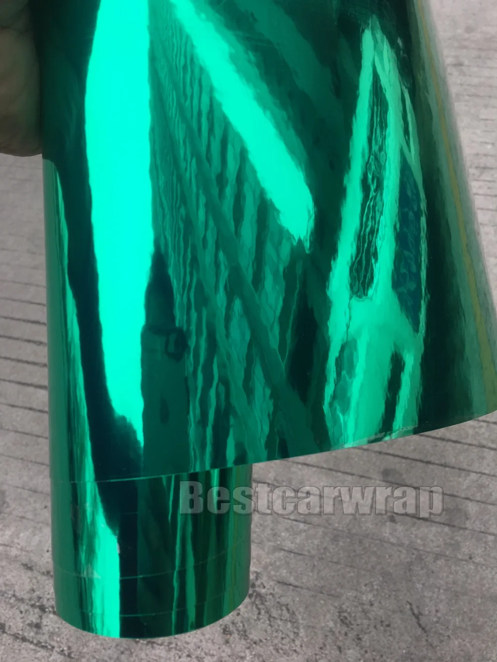 TIFFANY GREEN MINT CHROME MIRROR CAR WRAPPING FILM WITH AIR FREE (2)