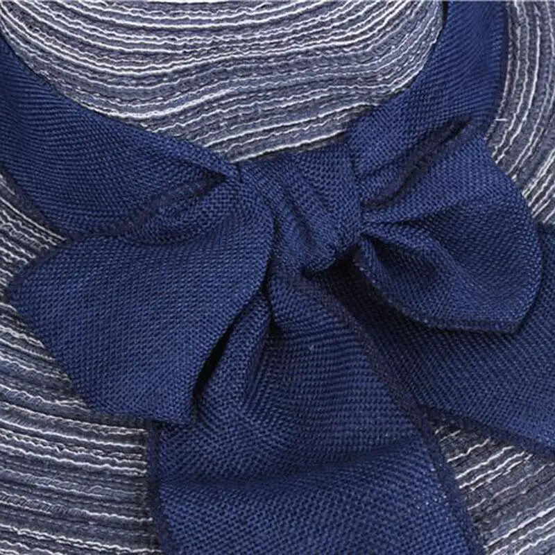 Hot! Fashion Summer Women's Ladies' Foldable Wide Large Brim Floppy Beach Hat Sun Straw Hat Cap Summer hats for girl