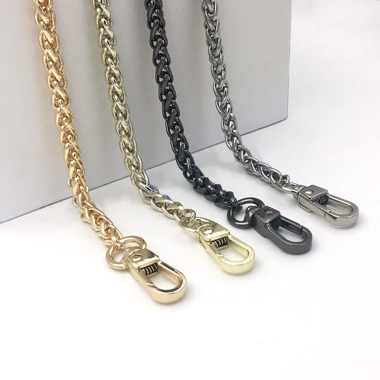 

120cm DIY Purse Chain Accessories for Bags Metal Chain Purse Buckles Shoulder Bags Straps Shoulder Crossbody Bag Parts