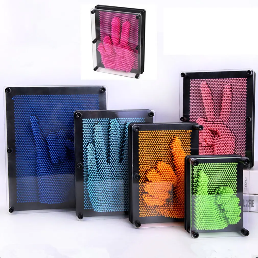 

Office Decoration 3D Needle Carving Stereo Clone Handmade Creative Toys Plastic Handprints Home Decorations