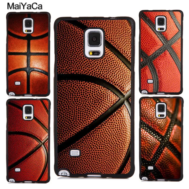 MaiYaCa Баскетбол Текстурированный для iPhone 4S SE 5C 5S 6S 7 8 Plus XR XS MAX Samsung черный мягкий