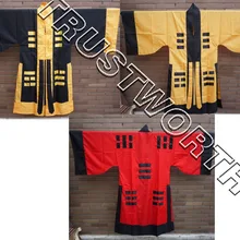 3 цвета, красный/черный/желтый, таоистская одежда даосская одежда, форма для Тай Чи, костюмы для единоборств, костюмы, одежда с платьем