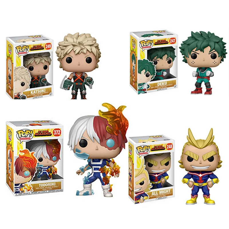 FUNKO pop My Hero academic Todoroki Katsuki All Might Deku в подарок виниловые фигурки модель игрушки