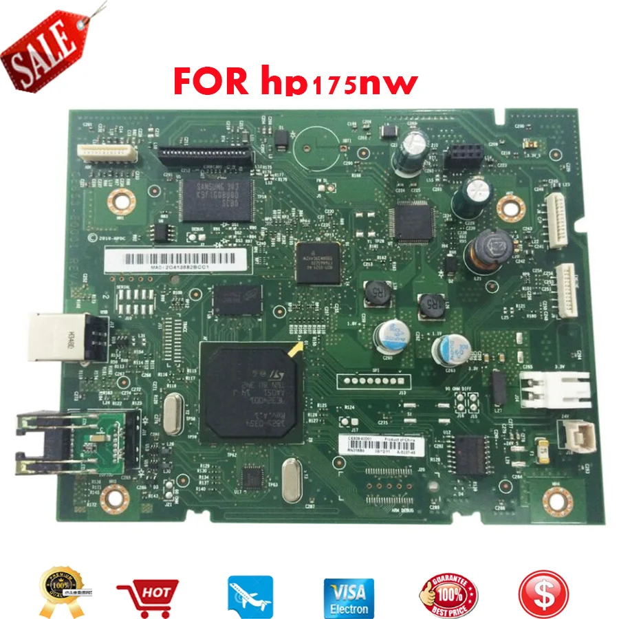 Оригинальная CE938 60001 CE853 материнская плата используемая для HP M175a M175nw M175 175a 175nw