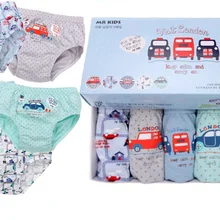 Новинка года; Акция; 5 шт./лот; трусы для маленьких мальчиков хлопковые трусы для мальчиков с принтом автомобиля; нижнее белье для мальчиков трусы с принтом с героями мультфильмов