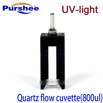 

Quartz flow cuvette with stainless tube(800ul)