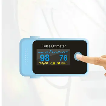 

Blood oxygen instrument Blood oximetro de dedo OLED display finger pulse detection instrument Health monitoring for the elderly
