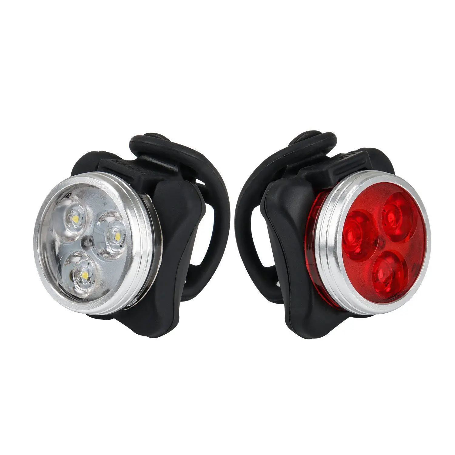 Sale Built-in Battery USB Rechargeable LED Bicycle Light Bike lamp Cycling Set Bright Front Headlight Rear Back Tail Lanterna 4 Modes 9