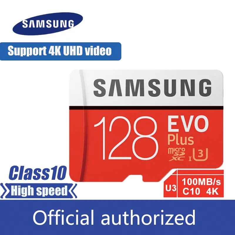  100% original Samsung micro sd 128gb flash Memory card 100MB/s 32gb 64gb cartao de memoria Class 10