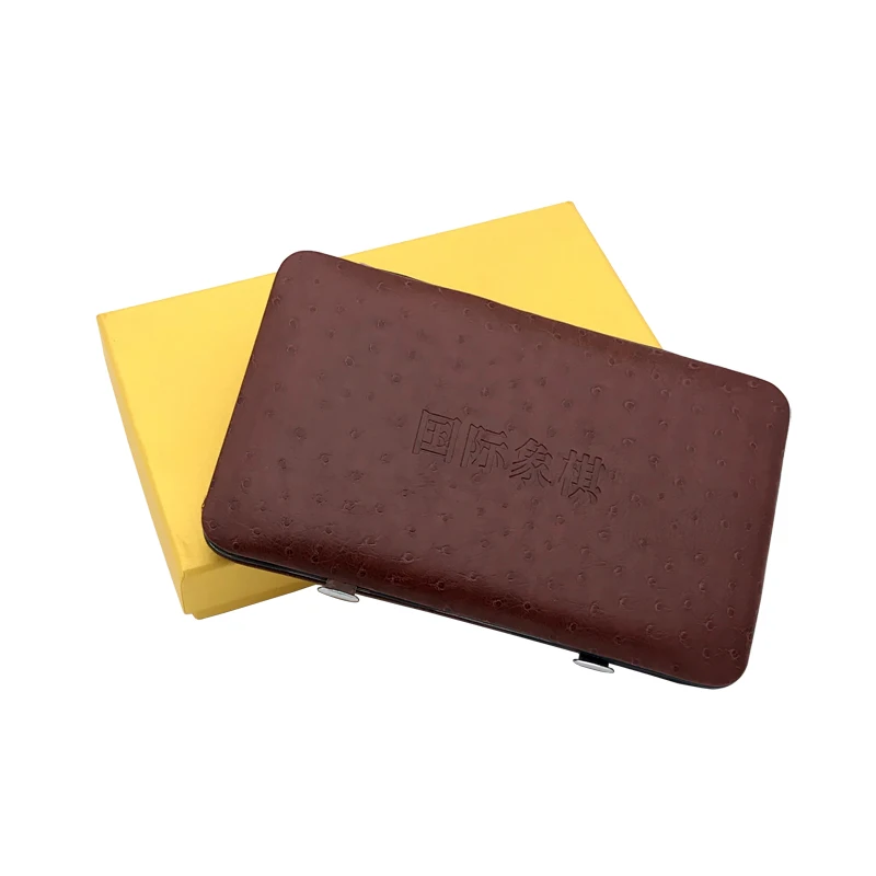Hot Al Alloy Material Portable Mini Magnetic Folding Chess Set Children Educational Toys China Leather National Style Board Game Hot Al Alloy Material Portable Mini Magnetic Folding Chess Set Children Educational Toys China Leather National Style Board Game