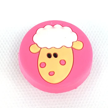 

10PCS Soft Rubber Cartoon Drawer Wardrobe Cabinet Cupboard Kids Room Door Handles Knob Pink