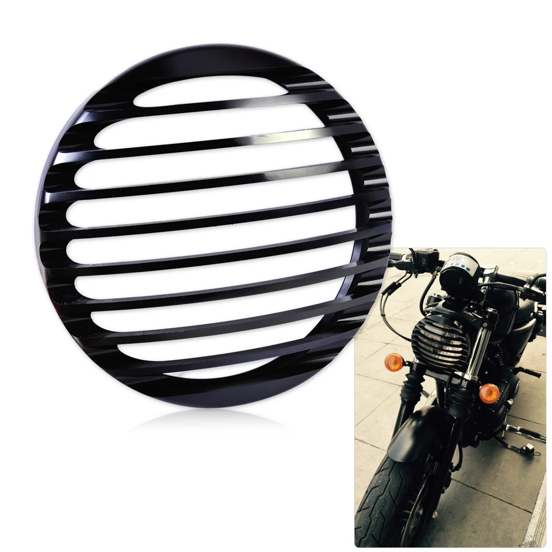 Buy DWCX Headlight Grill Cover for Harley Davidson